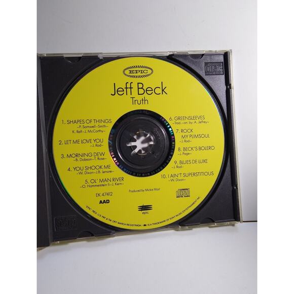 Jeff Beck - Truth CD 1968 Classic Rock Epic Label Legendary Guitar - Picture 2 of 3